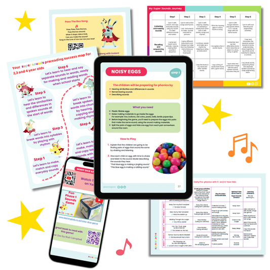 Super Sounds Prephonics Programme - Instant Download